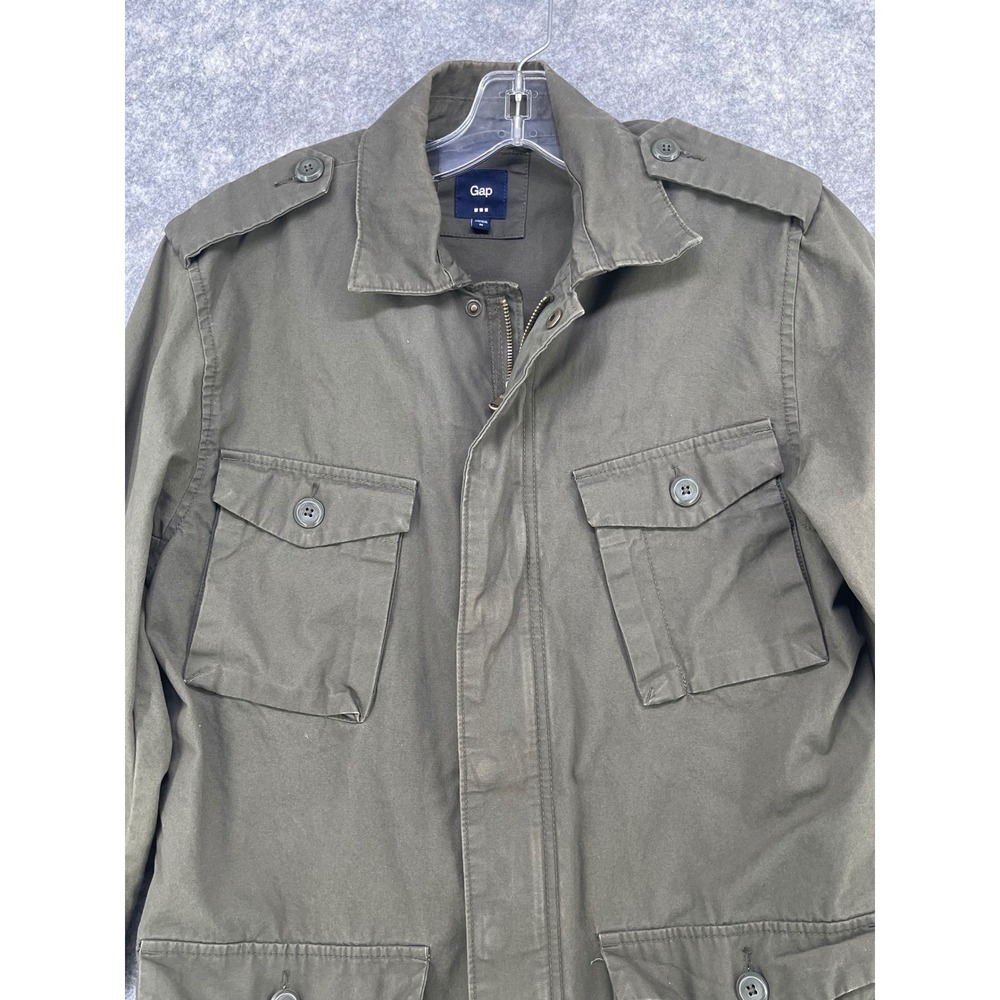 Gap Supernatural Field Jacket Men Medium Olive Green Military Dean Utility Coat